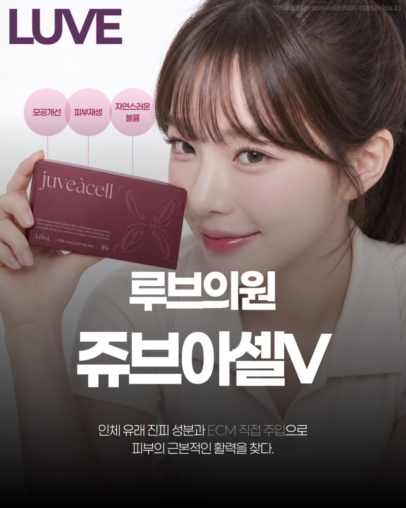 부산쥬브아셀, 쥬베룩 볼륨과 뭐가 다를까요? - 연산동루브의원(진료과목:피부과)