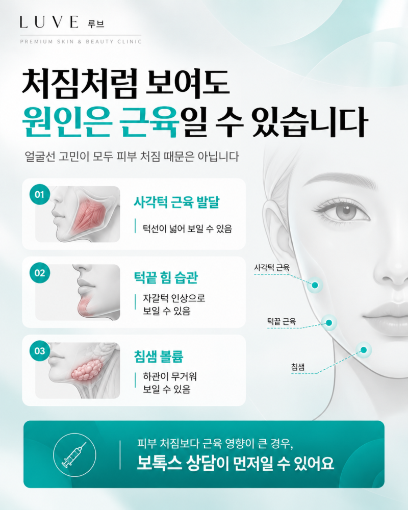 연산동보톡스, 리프팅보다 먼저 보톡스를 권하는 이유 | 연산동 루브의원 사진 2